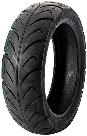 MMG 130/90-10 Tubeless Tire, Street, Front/Rear, 10in, Motorcycle | Load Range B, 4PR, Load rating 70, Max 737 lbs, Speed J(62mph), Excellent grip and wear
