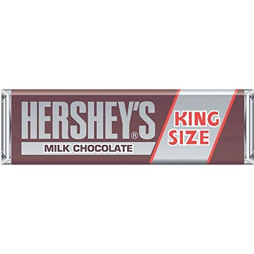 Hersheys King Size Milk Chocolate Candy Bar 2.6 oz. - Total Qty: 18
