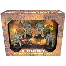 Catalyst Game Labs BattleTech | Mercenaries Forcepack | Inner Sphere Pursuit Lance | Expansion | Miniature Game Ages 14+