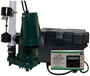 Zoeller 508-0007 Aquanot 508 ProPak98 Preassembled Sump Pump System with Battery Back-Up