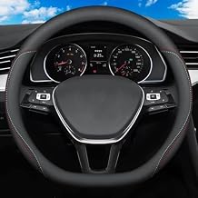 Car Wheel Cover Protector for Ford Territory 2022 2023 2024 2025, Microfiber Leather Steering Wheel Cover, Anti-Slip Breathable Steering Wheel Cover,D