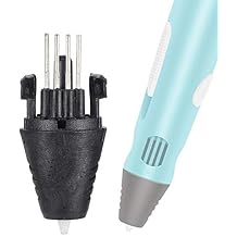 Acouto 1.75mm Replacement Parts 3D Printer Nozzle Printer Head 3D Printer Pen Nozzle Black Integrated Insertion Design Printer Printer Head 3D Printer Pen Nozzle Black Integrated Insertio