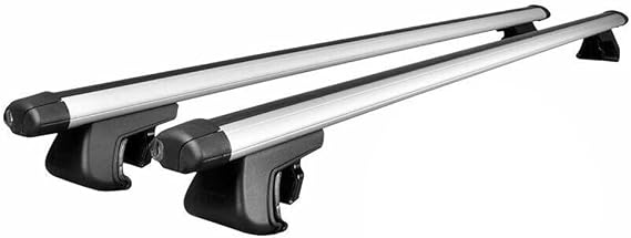 Aluminum 48 Inch 120CM Roof Rack Bar Adjustable Clamps Carrier Top