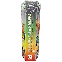 Manna Color Changing Cups With Confetti - 12 Pack, 24oz | 6 Solid, 6 Confetti
