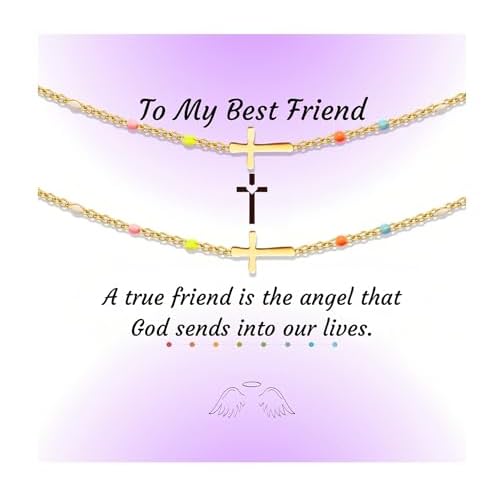 Best Friend Bracelet 14K Gold Plated Matching Friendship Bracelets Best Friend Friendship Gifts for Women