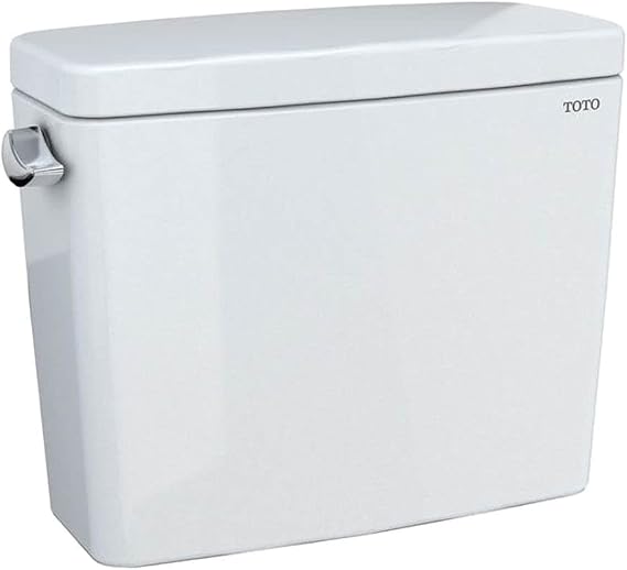TOTO Drake 1.28 GPF Toilet Tank with WASHLET+ Auto Flush Compatibility, Cotton White - ST776EA#01
