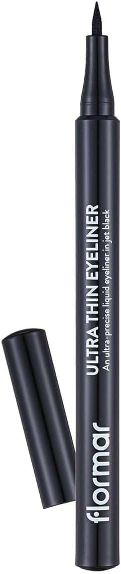 Flormar Ultra Ince Uçlu Eyeliner (SİYAH) - Ultra Thin Eyeliner - 001 Black - 8690604478491