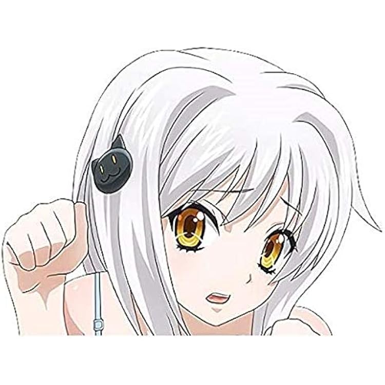 Set of 3 - Toujou Koneko High School DxD Cartoon Refrigerator Anime - Sticker - Vinyl Decal for Cars, Trucks, Laptops, Water Bottles, Windows, Tumblers, Cell Phones Etc