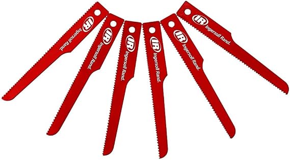 Ingersoll Rand P4EV-6 Air Reciprocating Saw Blades for all standard shank air reciprocating saws