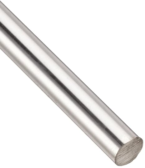 17-4 Stainless Steel Round Bar, Ground, Condition A, ASTM 5643, 3" Diameter, 12" Length, OnlineMetals
