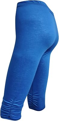 Plus Size Capri Pants for Women Knee Length High Waist Tummy Control Leggings Casual Summer Yoga Joggers Pants