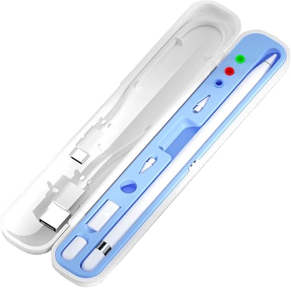 YINVA Pencil Case for Apple Pencil 2nd and 1st Generation Pencil Holder Storage Box Design iPad Pencil Tip Accessories
