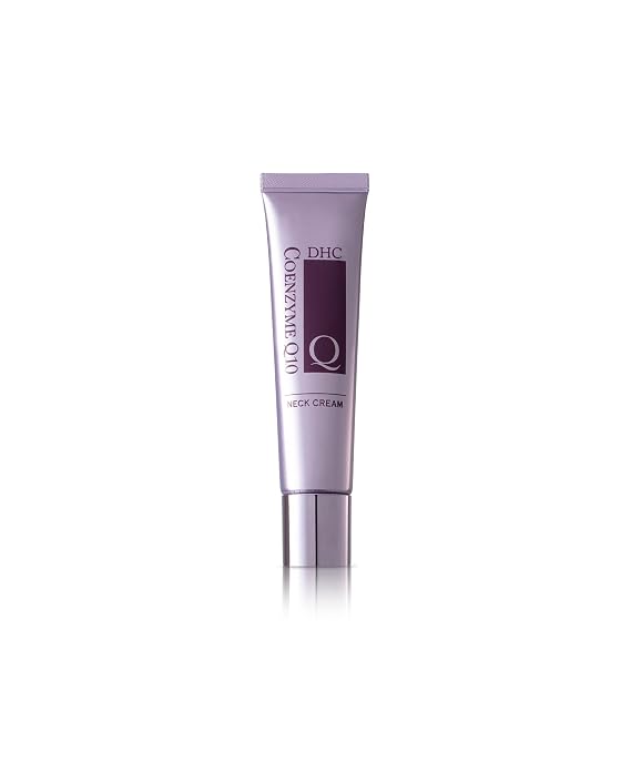 DHC CoQ10 Neck Cream, For Tightening and Firming, 1.2 oz | Anti-Aging Moisturizer for Neck and Decolletage, Antioxidant-rich, Reduces Tech-Neck, Sagging, and Lines