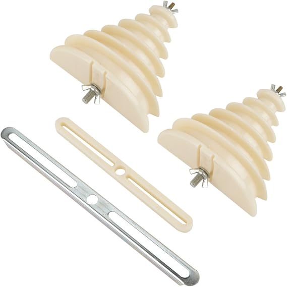 Plastic Electrical Machine Single Phase 6 Layers Coil Wire Winding Mold for Motor Repair Beige
