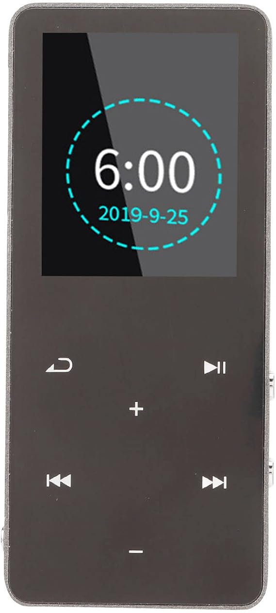 MP3 Player BT5.0 Music Player with 1.8 Inch Screen MP4 Player with Noise Cancelling and Touch Button Supports Memory Expansion Up to 128 GB FM Radio E-Book
