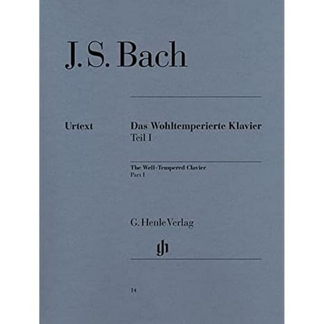 J.S. Bach: The Well-Tempered Clavier Part I BWV 846869 | Henle Urtext Piano Sheet Music (No Fingering) | Baroque Masterwork for Study and Performance | Multilingual Songbook (English, French, German)
