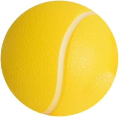 Hand Exercise Stress Relief Ball, Yellow Tennis Ball, Soft Squeeze Ball for Resistance Training, Anxiety Relief for Teens & Adults