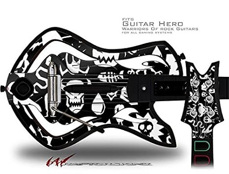 Monsters Decal Style Skin - fits Warriors Of Rock Guitar Hero Guitar GUITAR NOT INCLUDED