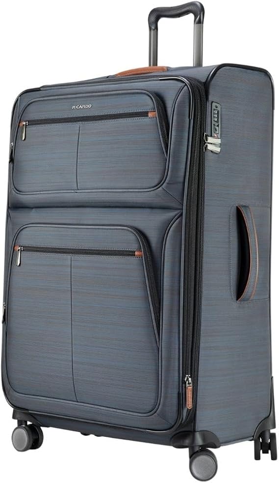 Ricardo Montecito 2.0 Softside 29" Large Check-in, Graphite, 29" Spinner Suitcase, Carry-on Softside With Spinner Wheels