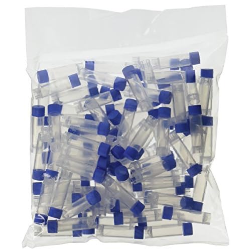 8536 Cryo-Loc Vials with Blue Cap, Sterile, 2 ml Capacity Pack of 500