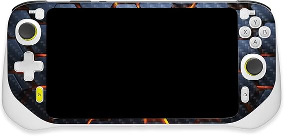 MightySkins Carbon Fiber Skin Compatible with Logitech G Cloud Gaming Handheld - Lava Hex | Protective, Durable Textured Carbon Fiber Finish | Easy to Apply | Made in The USA