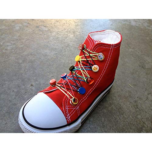 LINX Rainbow Rubber Band Footwear Accessory and Charms - The first shoe LOOM!