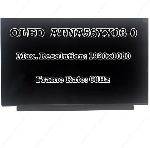 LCD Screen Replacement OLED 15.6" IPS Screen Panel ATNA56YX03-0 for ASUS M3500 M6500 K3500 X1505 K513E
