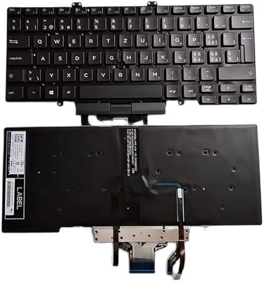 Laptop Parts New Swiss for DELL Latitude 5400 Backlight Black with Point Stick Notebook Laptop Keyboard