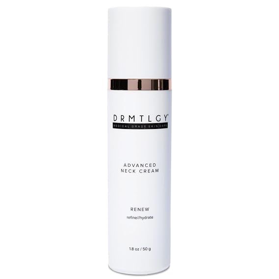 DRMTLGY Advanced Neck Firming Cream | Lifting & Tightening Neck Cream | Peptides, Ceramides, Fine line smoothing, Skin texture improvement, Deep hydration, All skin types