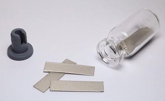 Titanium Metal Strips/Electrode 99% Pure Element 22 Ti Chemistry Sample - Science experiment - Chemistry kit - Periodic Table, Element Collection, Transition Metals