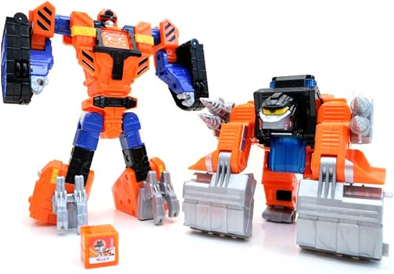 Hello Carbot Max Dozer Transformer to Gorilla Robot from Excavator 10.2x3.3x15.3inch 14+