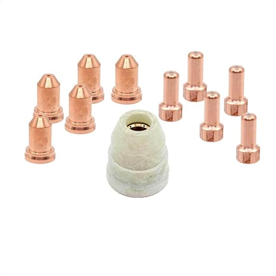 PT-80 Plasma Consumables Tip Electorde Kit for Everlast PowerPlasma 80S Plasma Cutter 0.047in /1.2mm 11pcs