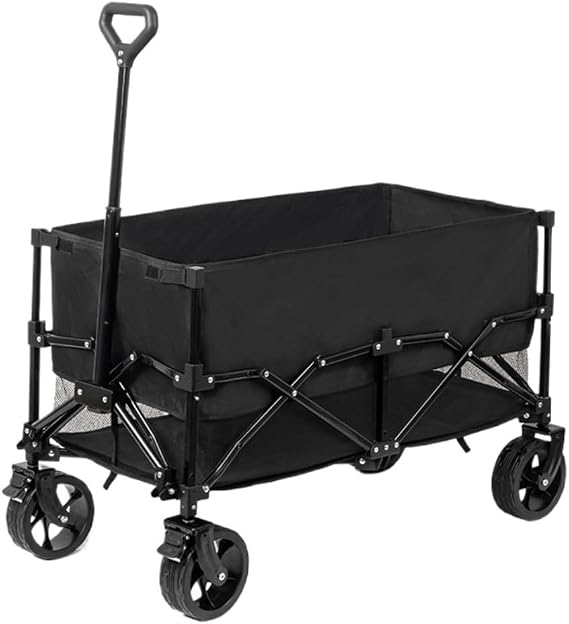 Outdoor carts with Wheels Outdoor Camper Outdoor Camper Trolley Camping Foldable Trailer Portable Lift Trolley Outdoor Trolley Trolley Outdoor Cart(Green)