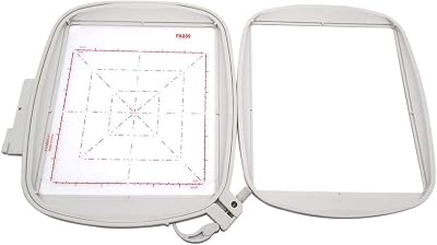 Embroidex Do All Quilters Hoop 150x150mm 6x6 Viking Designer Ruby Deluxe Platinum Epic PFAFF Creative Equivalent Part #920115096, 820889096 PA889