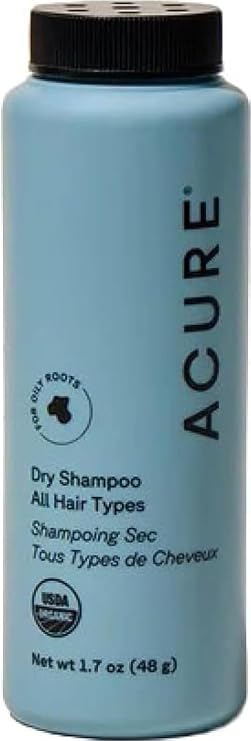 Acure Dry Shampoo - Non Aerosol, Clean, 100% Vegan - 1.7 oz Travel Size
