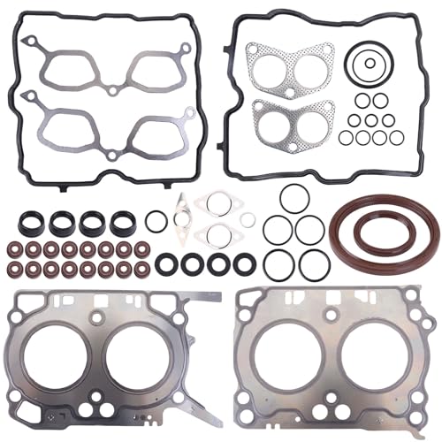 Cylinder Head Gasket Set Fit for Subaru Crosstrek 2016 2017 XV Crosstrek 2013-2015 Impreza 2012-2016 2.0L DOHC H4 Engine Type FB20 Car Repairing Engine Head Gasket Set 11044AA780 10944AA070 HS55074