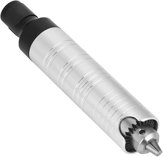 Professional Stainless Steel Flexible Shaft Handpiece Chuck 0.3-4mm, Long Service Life Grinder Tool for Hanging Mill, Table Mill, Drill Shaft or Table Saw