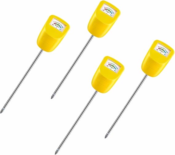 XLUX Plant Soil Tester Meter, Soil Moisture Meter Sensor, Water Monitor for Gardening, Farming, Home, Indoor and Outdoor Plants, Flower, 4 Pack
