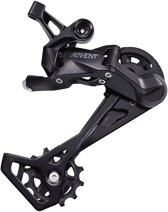 microSHIFT Advent Rear Derailleur - 9 Speed, Medium Cage, Black