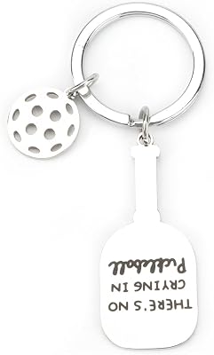 Pickleball Keychain Perfect Pickleball Accessories Gifts for Christmas Birthdays Ideal for Pickleball Bag Backpack