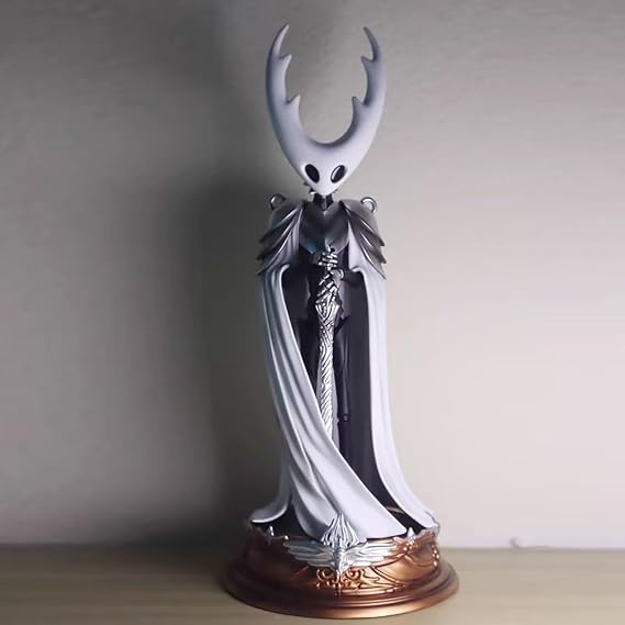 FCTREE The Knight Action Figure, Home Decor Cartoon Collectible Figurine, Popular Game Hollow Knight Statue Figure Gift for Fans and Friends, 10.5 Inche(A01)