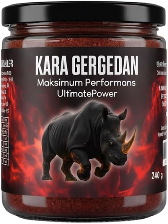 KARA GERGEDAN Performans Macun 240 gr + Efsane Güç