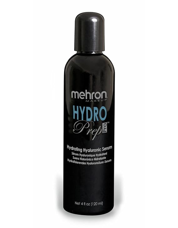 Mehron Makeup Hydro Prep Pro, Hydrating Hyaluronic Serum Makeup Prep