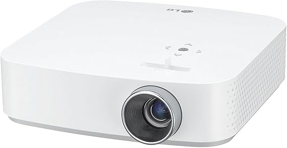 LG PF50KA 100 Portable Full HD (1920 x 1080) LED Smart TV Home Theater CineBeam Projector with Built-in Battery (2.5 hours) - White