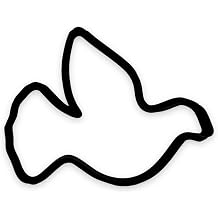 Peace Dove Cookie Cutter with Easy Push Design (4.5 inches)