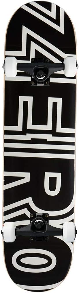 Zero Skateboard Assembly Bold Black 8.0" Complete