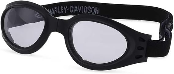 Harley-Davidson Men's Dust Foldable Photochromic Eyewear w/Headstrap - Black