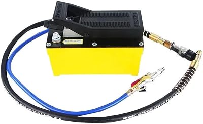 HHB-70BQ 1.7L Pneumatic Hydraulic Foot Pedal Pump, Air Foot Pump 1700CM3 for Automobile Sheet Metal Beam Corrector MINGPING
