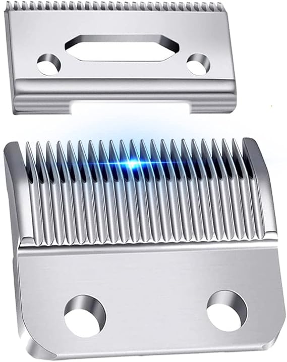 Professional Replacement Clipper Blades - Precision 2 Holes Adjustable, Detachable, Stainless Steel