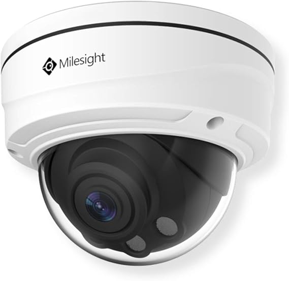 Milesight MS-C2972-FIPB 2MP Remote Focus Zoom Pro Dome IP Day/Night Network Camera; IK10 Vandal-proof IP66 Case; 140 DB WDR; Smart IR II; Support 256GB On MicroSD, H265; Full ONVIF; CMOS 1/2.8" Sensor